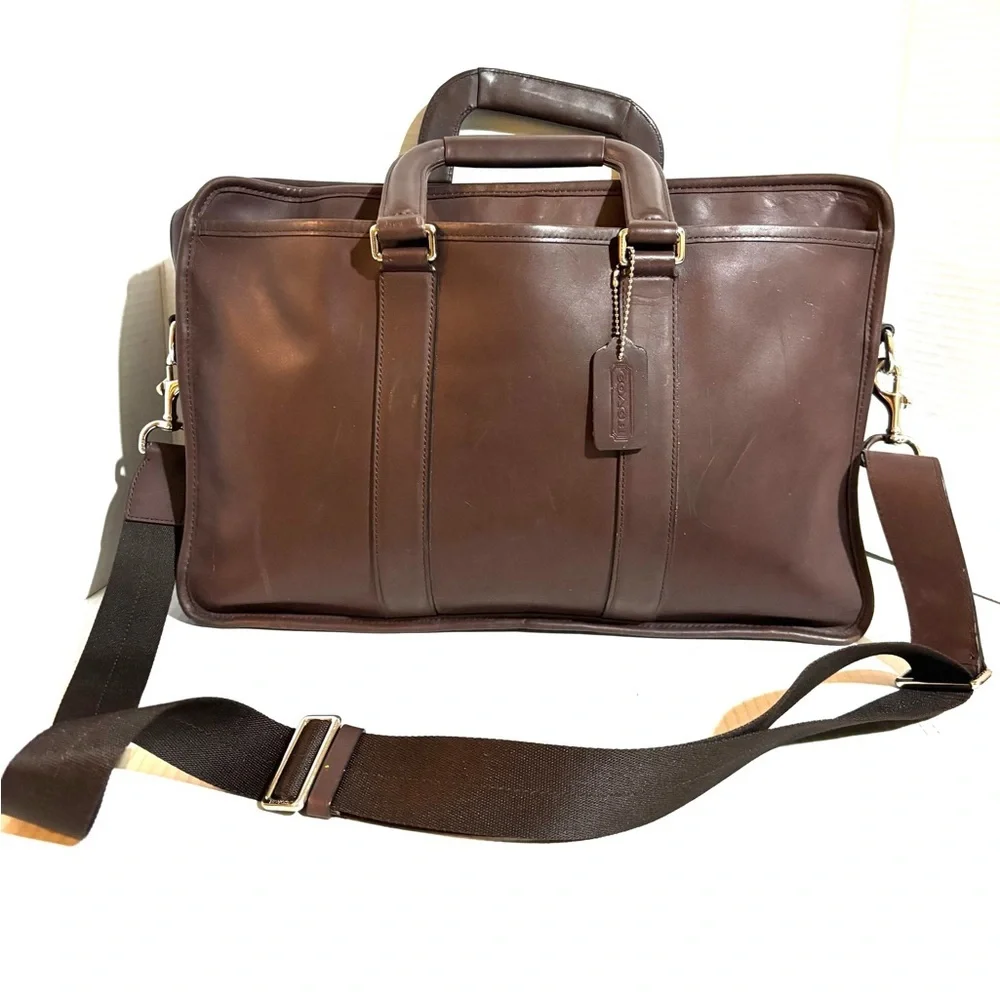 Coach vintage unisex Brown Leather Bag